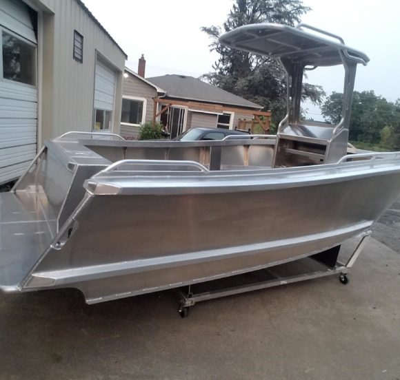 Naimor Completed Aluminum Router Cut Boat Build